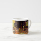Vincent Van Gogh Cafe Terrace At Night Fine Art Espressotasse (Vorderseite Rechts)