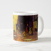 Vincent Van Gogh Cafe Terrace At Night Fine Art Jumbo-Tasse (Vorderseite Rechts)