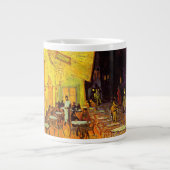 Vincent Van Gogh Cafe Terrace At Night Fine Art Jumbo-Tasse (Vorderseite)