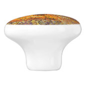 Vincent Van Gogh Cafe Terrace At Night Fine Art Keramikknauf (Seitenansicht)