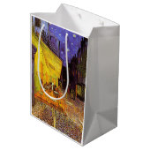 Vincent Van Gogh Cafe Terrace At Night Fine Art Mittlere Geschenktüte (Rückseite Schrägansicht)