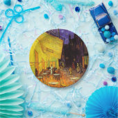 Vincent Van Gogh Cafe Terrace At Night Fine Art Pappteller (Party)