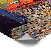 Vincent Van Gogh - Cafe Terrace At Night Fine Art Poster (Ecke)