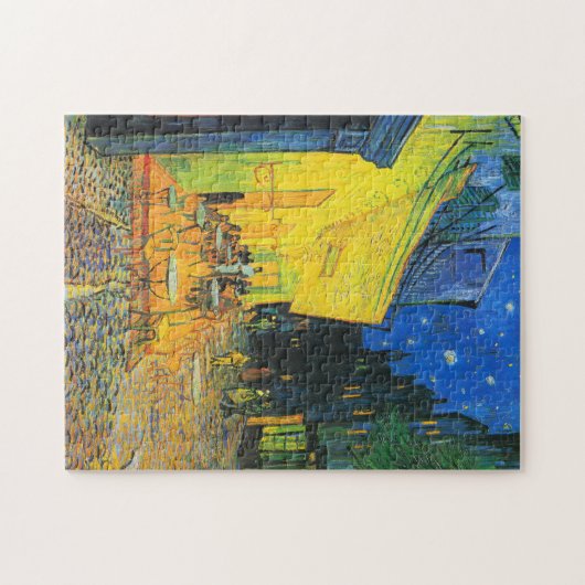 Vincent Van Gogh Cafe Terrace At Night Fine Art Puzzle (Horizontal)