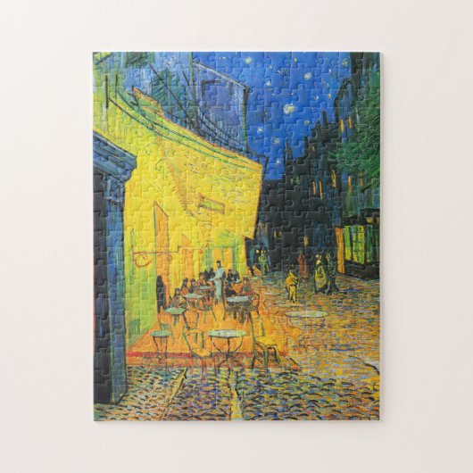Vincent Van Gogh Cafe Terrace At Night Fine Art Puzzle (Vertikal)