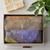 Vincent Van Gogh Cafe Terrace At Night Fine Art Seidenpapier (Geschenk)