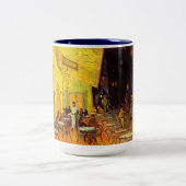 Vincent Van Gogh Cafe Terrace At Night Fine Art Zweifarbige Tasse (Mittel)
