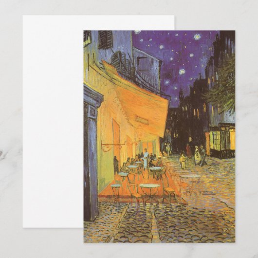 Vincent van Gogh - Café Terrasse am Abend (Vorne/Hinten)