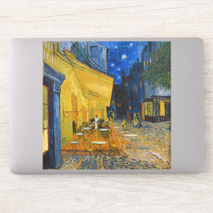 Vincent van Gogh - Café Terrasse am Abend Aufkleber