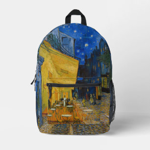 Vincent van Gogh - Café Terrasse am Abend Bedruckter Rucksack