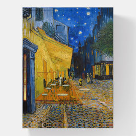 Vincent van Gogh - Café Terrasse am Abend Briefbeschwerer