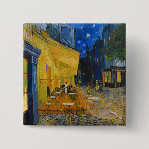 Vincent van Gogh - Café Terrasse am Abend Button