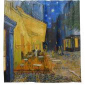 Vincent van Gogh - Café Terrasse am Abend Duschvorhang (Vorderseite)