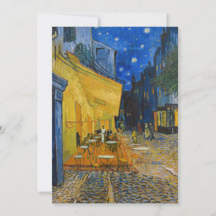 Vincent van Gogh - Café Terrasse am Abend Einladung