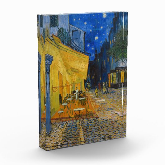 Vincent van Gogh - Café Terrasse am Abend Fotoblock (Links)