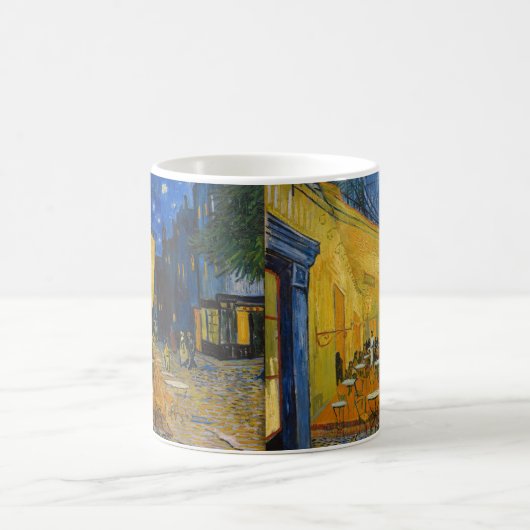 Vincent van Gogh - Café Terrasse am Abend Kaffeetasse (Mittel)