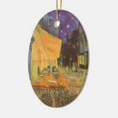 Vincent van Gogh - Café Terrasse am Abend Keramik Ornament (Links)
