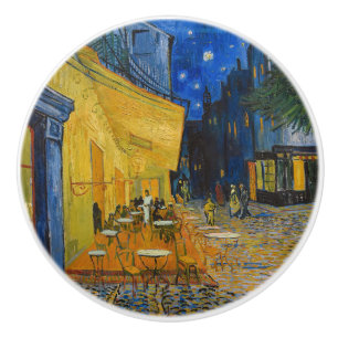Vincent van Gogh - Café Terrasse am Abend Keramikknauf