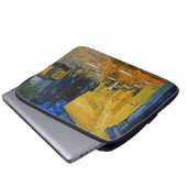 Vincent van Gogh - Café Terrasse am Abend Laptopschutzhülle (Vorne Knopf)