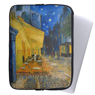 Vincent van Gogh - Café Terrasse am Abend Laptopschutzhülle