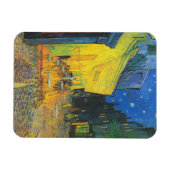 Vincent Van Gogh Café Terrasse am Abend Magnet (Horizontal)