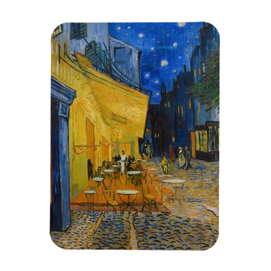 Vincent van Gogh - Café Terrasse am Abend Magnet (Vertikal)