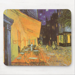 Vincent van Gogh - Café Terrasse am Abend Mousepad