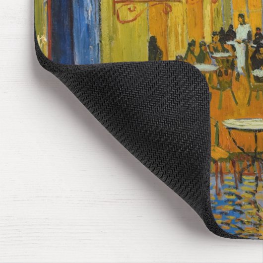 Vincent van Gogh - Café Terrasse am Abend Mousepad (Ecke)