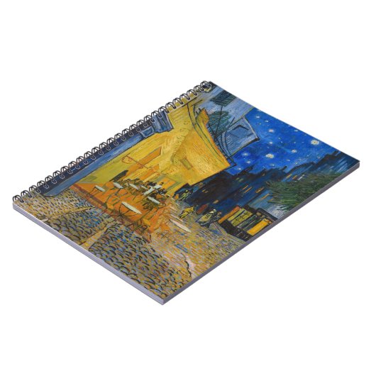 Vincent van Gogh - Café Terrasse am Abend Notizblock (Linke Seite)