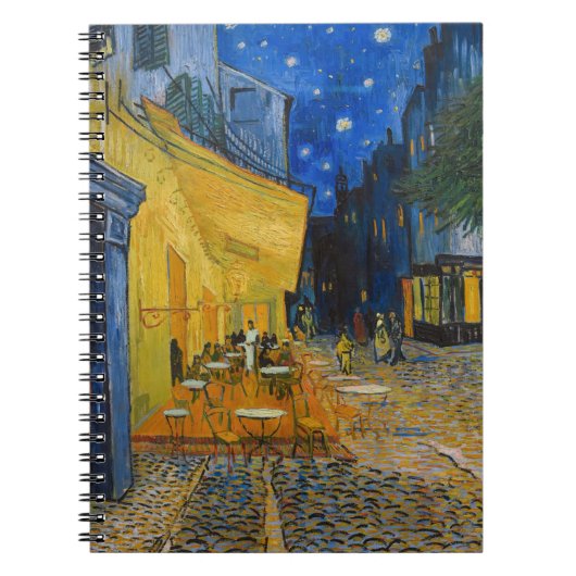 Vincent van Gogh - Café Terrasse am Abend Notizblock (Vorderseite)