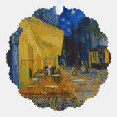 Vincent van Gogh - Café Terrasse am Abend Ornament Karte (Rückseite)