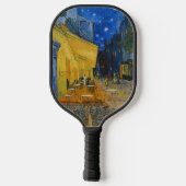 Vincent van Gogh - Café Terrasse am Abend Pickleball Schläger (Rückseite)