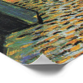 Vincent van Gogh Café Terrasse am Abend Poster (Ecke)