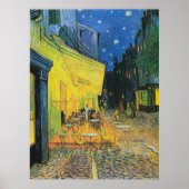 Vincent van Gogh Café Terrasse am Abend Poster (Vorne)