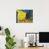 Vincent Van Gogh Café Terrasse am Abend Poster (Heimbüro)