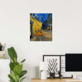 Vincent van Gogh - Café Terrasse am Abend Poster (Heimbüro)