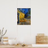 Vincent van Gogh - Café Terrasse am Abend Poster (Küche)