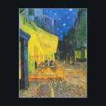 Vincent Van Gogh Café Terrasse am Abend Postkarte<br><div class="desc">Vincent Van Gogh Café Terrasse am Night Fine Art Postkarte</div>