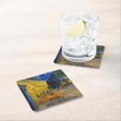 Vincent van Gogh - Café Terrasse am Abend Rechteckiger Pappuntersetzer (Vor Ort)