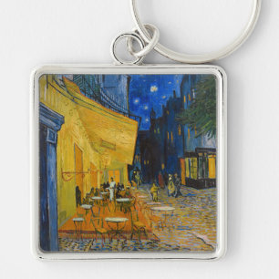 Vincent van Gogh - Café Terrasse am Abend Schlüsselanhänger