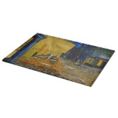 Vincent van Gogh - Café Terrasse am Abend Schneidebrett (Ecke)
