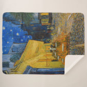 Vincent van Gogh - Café Terrasse am Abend Sherpadecke (Vorderseite (Horizontal))