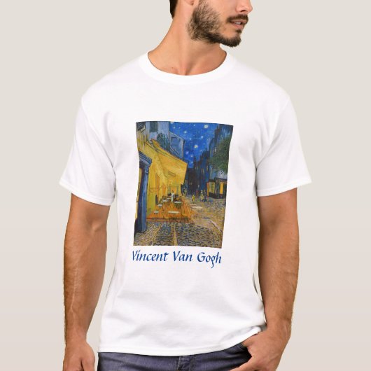 Vincent van Gogh - Café Terrasse am Abend T-Shirt (Vorderseite)