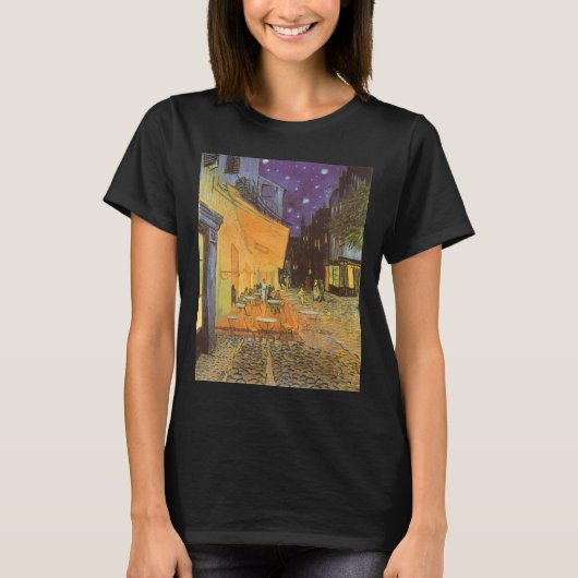 Vincent van Gogh - Café Terrasse am Abend T-Shirt (Vorderseite)