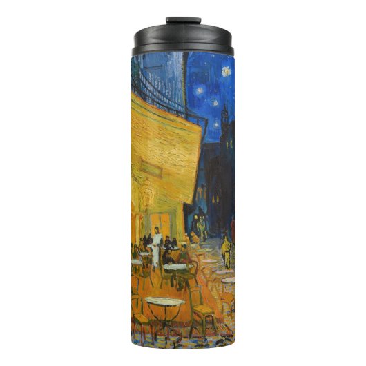 Vincent van Gogh - Café Terrasse am Abend Thermosbecher (Vorderseite)