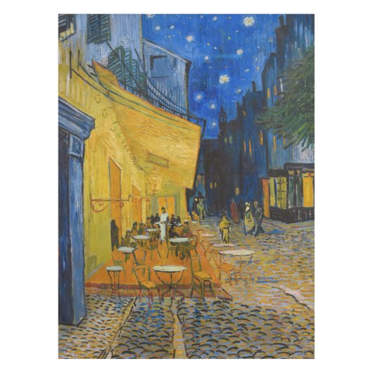 Vincent van Gogh - Café Terrasse am Abend Tischdecke (Vorderseite)
