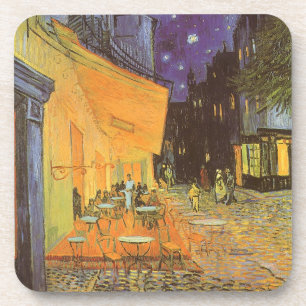Vincent van Gogh - Café Terrasse am Abend Untersetzer