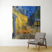 Vincent van Gogh - Café Terrasse am Abend Wandteppich (Beispiel)