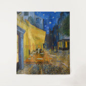 Vincent van Gogh - Café Terrasse am Abend Wandteppich (Vorderseite)