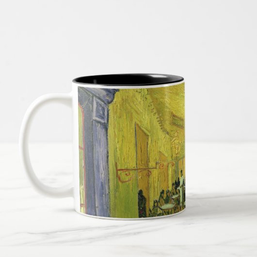 Vincent van Gogh - Café Terrasse am Abend Zweifarbige Tasse (Links)